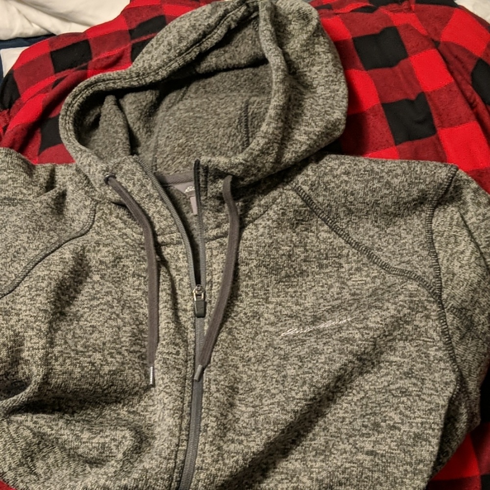 Eddie Bauer Full Zip Hooded Radiator Fleece - XXL